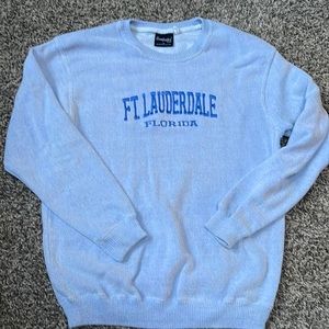 Ft. Lauderdale FL blue crewneck sweatshirt